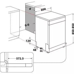 Lave vaisselle 60 cm INDESIT I0FD651X