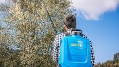 Pulvérisateur Électrique Matabi e15 LT - Batterie Amovible Li-ION - Jusqu'à 150L d'Autonomie - Design Compact et Léger - Sangles Rembourrées - Réservoir Ergonomique - Buses Incluses - Fabriqué en EU