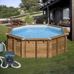 HPM40 HPM40-Mini Pompe à Chaleur pour Piscine Hors Sol jusqu'à 40 m3,Noir -