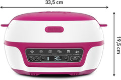 Tefal Smart Cake Machine, 5 Automatic Programs, 1 Manual Mode, 12 Mini Cake Moulds, 1 Large Mould, Compatible with CreaBake Series, Cake Factory Delights KD810112