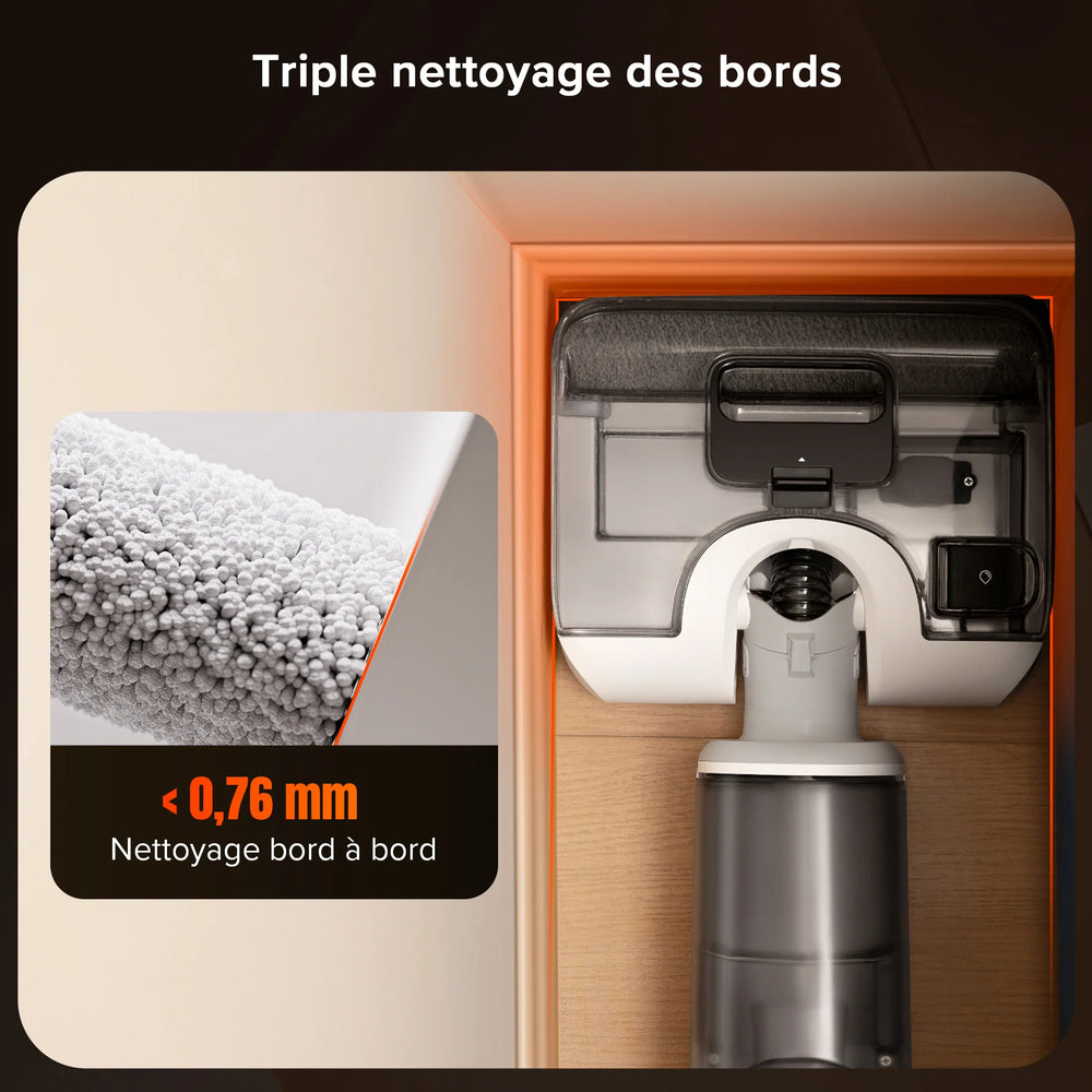 Roborock F25 RT aspirateur laveur sans fil sec et humide