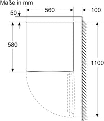 Bosch KTR15NWEB- Série 2 Réfrigérateur Table top pose-libre- Blanc