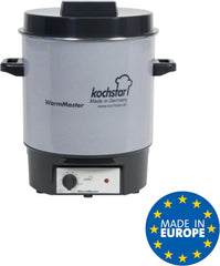Kochstar K99104035 Electric Sterilizer with Thermostat and Tap 27 Litres 50 x 46.5 x 37 cm Grey