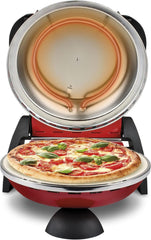 G3 Ferrari G10006 Pizza Express Delizia, 1200 W Pizza Oven, Adjustable Thermostat up to 400°C, Cooks Tasty Pizza in 5 Minutes, Double Resistance, Recipe Book and Spatulas Included - Black