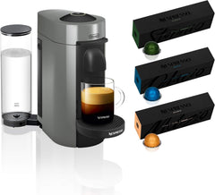 Nespresso Vertuo Plus Coffee and Espresso Maker By De'Longhi, Ink Black