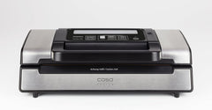 Caso FastVac 500, Professional Commercial Vacuum Sealer, Stainless Steel, Double Piston Pump, 15 Litres/Minute, Includes 2 Free Foil Rolls