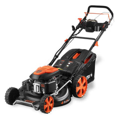 Tondeuse thermique démarrage électrique E-Start et vitesse d'autotraction réglable FUXTEC FX-RM5396esPRO