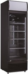 METRO Professional Réfrigérateur à Boissons GSC2360B, Acier/Verre, 62 x 63.6 x 175.3 cm, 347 L, avec Serrure, Noir