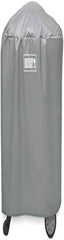 Weber Q1400 Barbecue électrique avec support, surface de cuisson 43 x 32 cm, nomade, grille en fonte émaillée divisée en 2 parties, couvercle et cuve en fonte d'aluminium - Gris foncé (52020853)