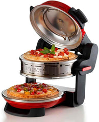 Ariete Pizza Oven 918, Pizza 4 Minutes, 5 Cooking Levels, Refractory Plate for Heating, Wooden Blades Included, Maximum Temperature 400°C, 1200W, White