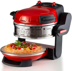Ariete Pizza Oven 918, Pizza 4 Minutes, 5 Cooking Levels, Refractory Plate for Heating, Wooden Blades Included, Maximum Temperature 400°C, 1200W, White