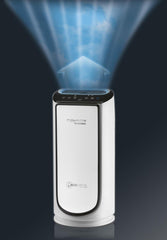 Rowenta, Air Purifier, Silent, Connected, 4 Filtration Levels, Treatment of Allergens and Fine Particles, Intense Pure Air Connect XL, White PU6080F0