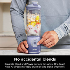 Ninja Blast Max, Portable Blender + Twist & Go, Personal Smoothie, Blend, Ice Crush, 3 Programs, Cordless, 22 oz removable Vessel, Dishwasher Safe, Leakproof, Navy, BC251NV