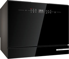Bosch SKS6ITB00E, Série 6, Lave-vaisselle compact 55cm, Pose-libre, Noir