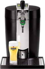 Krups Beertender Machine bière pression, Fûts de 5 L, Marques du groupe Heineken, Témoin lumineux, Température et mousse parfaites, Bière fraîche, Installation facile, Compact noire VB450E10