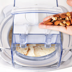 Duronic IM540 Machine à glace et sorbetière électrique Cuve amovible en inox de 1,5 litres Turbine idéale pour créer des glaces sorbets yaourts glacés crèmes glacée et desserts faits maison
