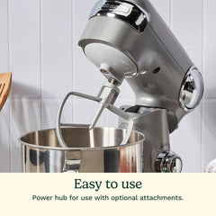 Cuisinart SMD-50BC Precision Pro Mélangeur numérique sur pied de 5,5 litres, métal, doublure argentée