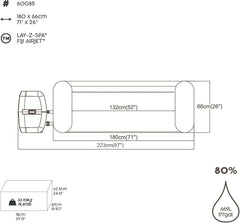 Spa gonflable rond BESTWAY Lay-Z-Spa® Miami Airjet™ 2 - 4 personnes