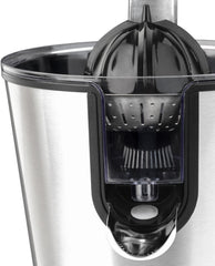 H.Koenig AGR80 160W Professional Electric Citrus Juicer Stainless Steel Lever and Filter Drip Free BPA Free Dishwasher Safe Parts