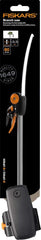 Fiskars Coupe-Branches Multifonctions Télescopique, pour Bois vert et Rameaux, Revêtement antiadhésif, Lame en acier/manche en aluminium, longueur 2,4 - 4 m, noir/orange, UPX86, 1023624