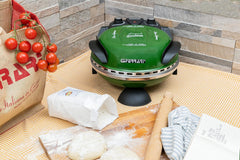 G3 Ferrari G10006 Pizza Express Delizia, 1200 W Pizza Oven, Adjustable Thermostat up to 400°C, Cooks Tasty Pizza in 5 Minutes, Double Resistance, Recipe Book and Spatulas Included - Black