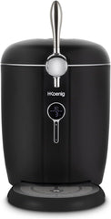 H.Koenig Tireuse à Bière compatible tous Fûts Universels Pressurisés de 5L Inox BW1778, Machine, Pompe, Pression domestique, Professionnelle, Universelle, Refroidissement intégré 4°C