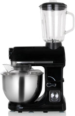 Robot Multifonctions 5l 1000w Noir Avec Hachoir Et Blender 1,5l En Verre - ROBIMIX NOIR