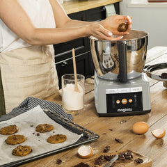 Magimix Cook Expert Chrome 18900 Multi-Function Robot Cooker 3.5L, Professional Motor, Matt Chrome