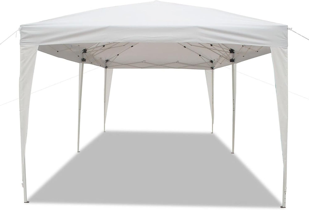 Goutime tonnelle Pliante 3x6,Pop up canopée Gazebo Tente de fête,4 Murs détachables Même Sac à roulettes,abri de Jardin Exterieur,Tente de réception(Blanc)