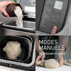 Panasonic SD-YR2550SXE Automatic Bread Maker, Raisin, Nut and Yeast Dispensers, 31 Auto Programs, Dual Temperature Sensor, 13 Hour Digital Timer, LCD Display, Silver