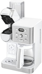Cuisinart Cafetière, carafe en verre de 12 tasses, cafetière automatique chaude et glacée, machine à café à serveur unique, acier inoxydable noir, SS-16BKS