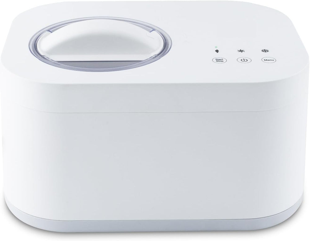 H.Koenig Sorbetière Turbine à Glace Professionnelle HF180, Machine à Glace Electrique 1L, 135 W, Réfrigérante & Maintien du Froid - Sorbet et Crème Glacée