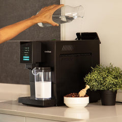 Cecotec Machine à Café Superautomatique Cremmaet Compactccino Black Rose, 19 bars, Réservoir à lait, Système Thermoblock, 5 niveaux de mouture, Réservoir à café 150g