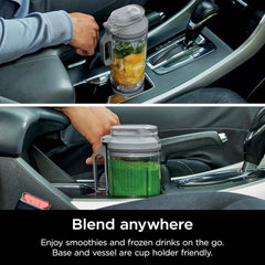 Ninja Blast Max, Portable Blender + Twist & Go, Personal Smoothie, Blend, Ice Crush, 3 Programs, Cordless, 22 oz removable Vessel, Dishwasher Safe, Leakproof, Navy, BC251NV