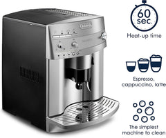 De'Longhi Magnifica Evo Automatic Espresso & Coffee Machine with Manual Milk Frother, Built-in Grinder & Auto-Clean Function - For Latte, Cappuccino, Americano, Iced Coffee, ECAM29043SB