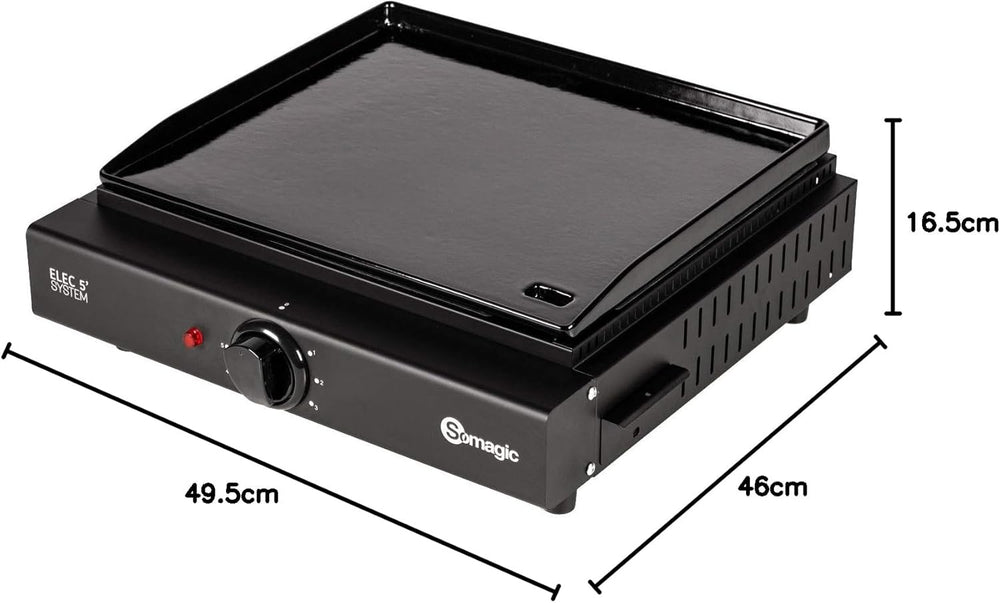 SOMAGIC - Plancha électrique Fonte Oliana