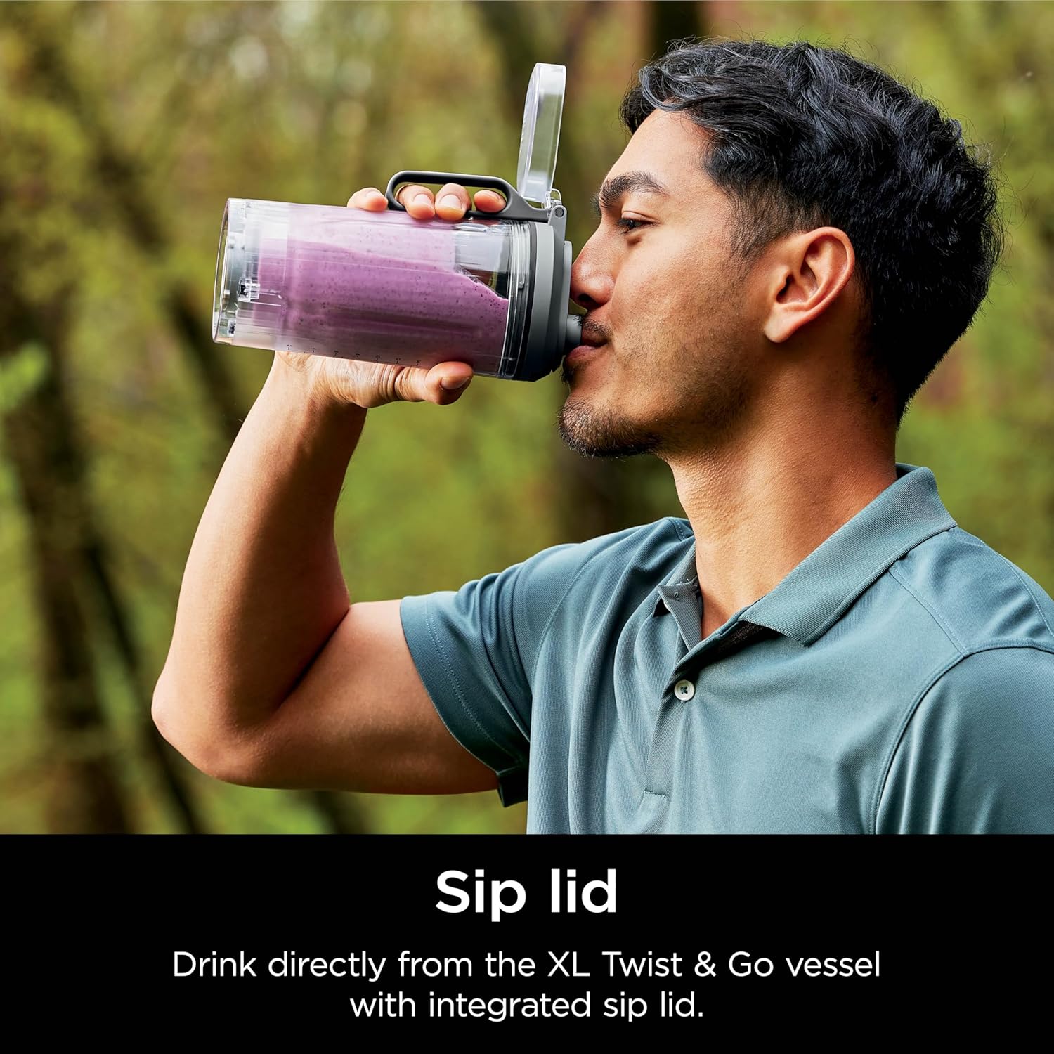 Ninja Blast Max, Portable Blender + Twist & Go, Personal Smoothie, Blend, Ice Crush, 3 Programs, Cordless, 22 oz removable Vessel, Dishwasher Safe, Leakproof, Pink, BC251PK