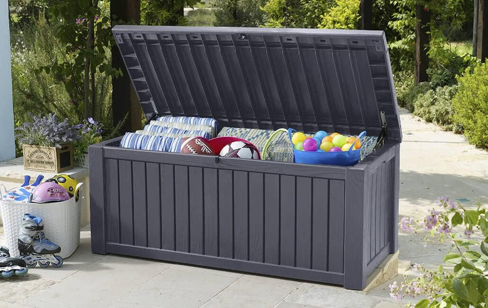 KETER Coffre de rangement extérieur ROCKWOOD - 570 litres