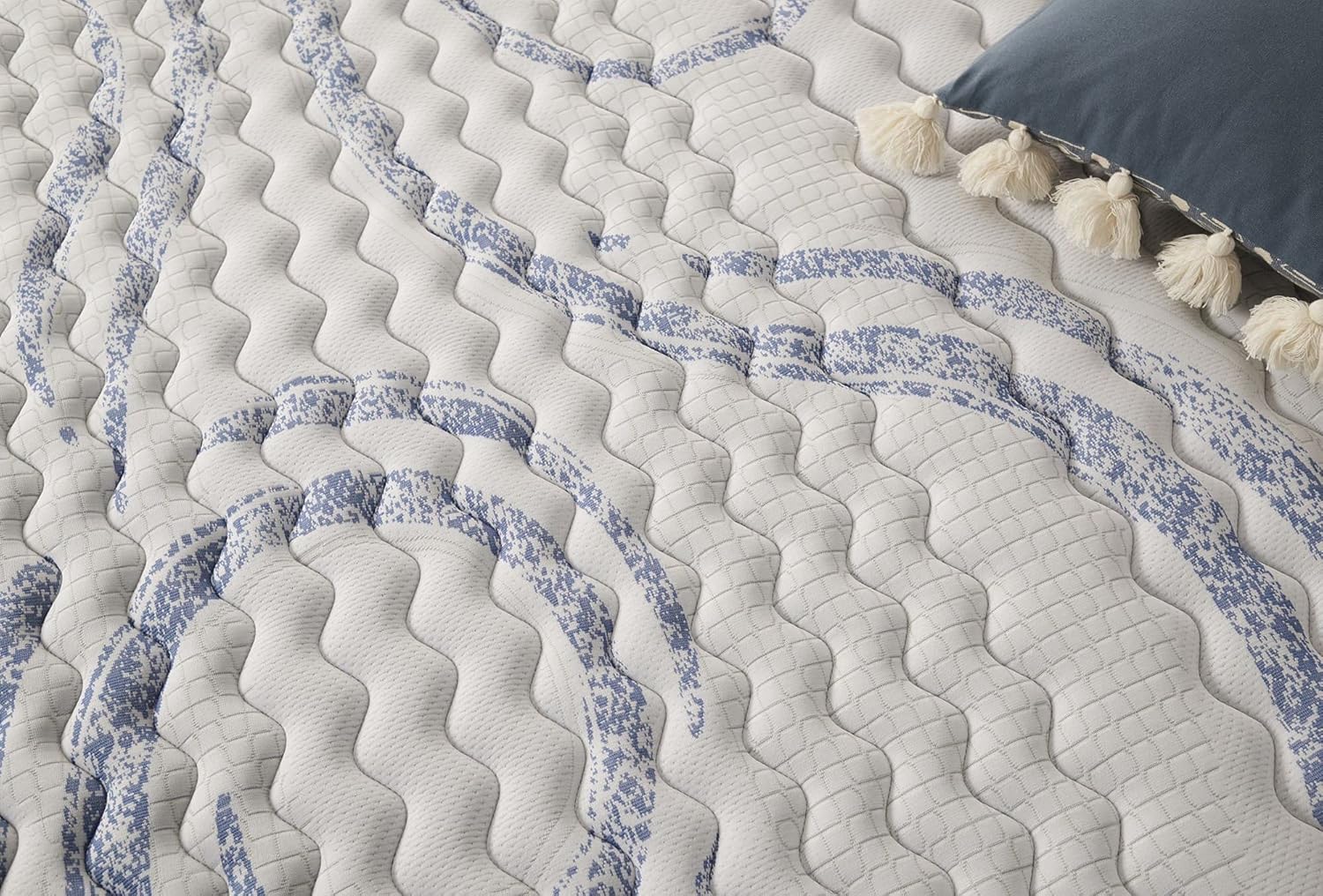 NATURALEX - Matelas PerfectSleep 180x200 - Épais 30 cm - Soutien Mousse à mémoire de Forme - Accueil Blue Latex - Confort Ferme - Respirant - 7 Zones - Réversible - Haute Densité - Fabriqué en Europe
