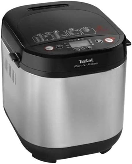 Tefal PF240E38 Bread Maker, Black/Stainless Steel
