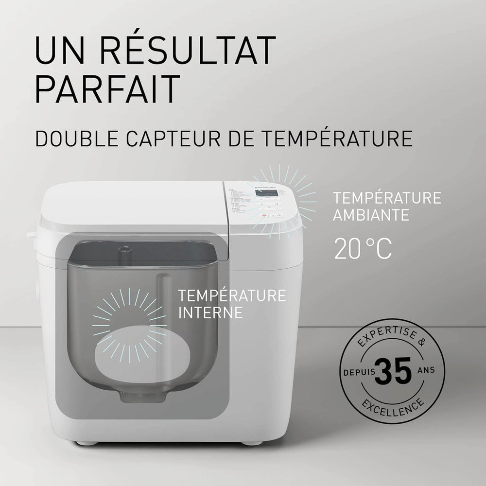 Panasonic SD-YR2550SXE Automatic Bread Maker, Raisin, Nut and Yeast Dispensers, 31 Auto Programs, Dual Temperature Sensor, 13 Hour Digital Timer, LCD Display, Silver