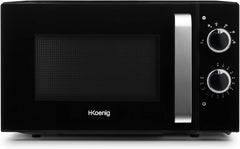 H.Koenig Microwave Oven Grill 2 in 1 VIO9, 25L, 27cm Turntable, 10 Cooking Modes up to 1000W, Defrosting, Combined Cooking, LCD Display [Energy Class A+]