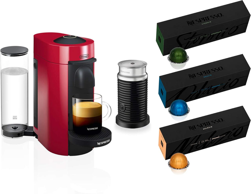 Nespresso Vertuo Plus Coffee and Espresso Maker By De'Longhi, Ink Black