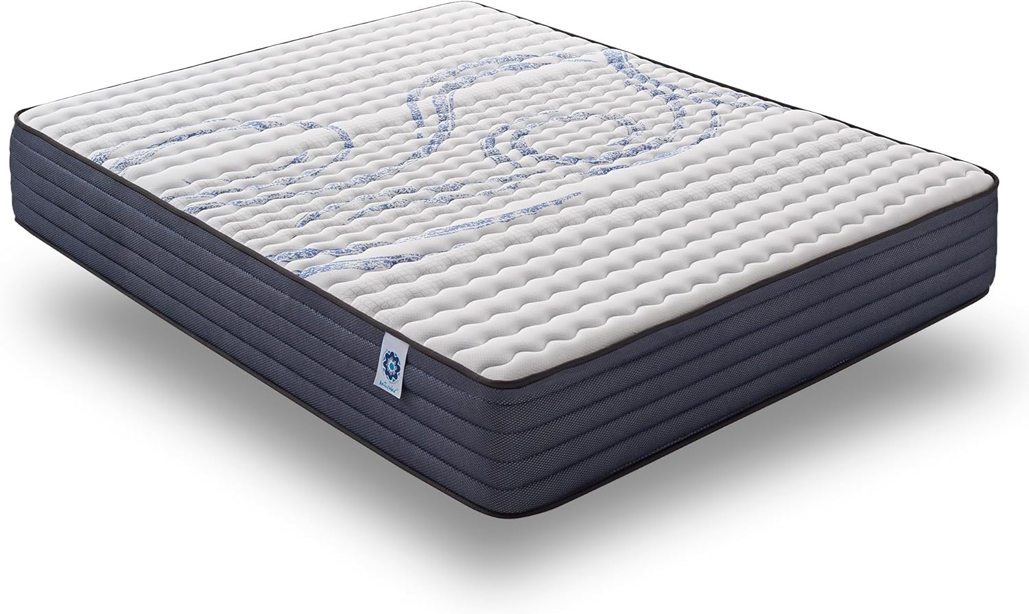 NATURALEX - Matelas PerfectSleep 180x200 - Épais 30 cm - Soutien Mousse à mémoire de Forme - Accueil Blue Latex - Confort Ferme - Respirant - 7 Zones - Réversible - Haute Densité - Fabriqué en Europe