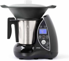 Livoo - Robot culinaire chauffant DOP142G - 12 fonctions, 3L, 12 niveaux de puissance, minuterie 60 min, 20°C à 120°C