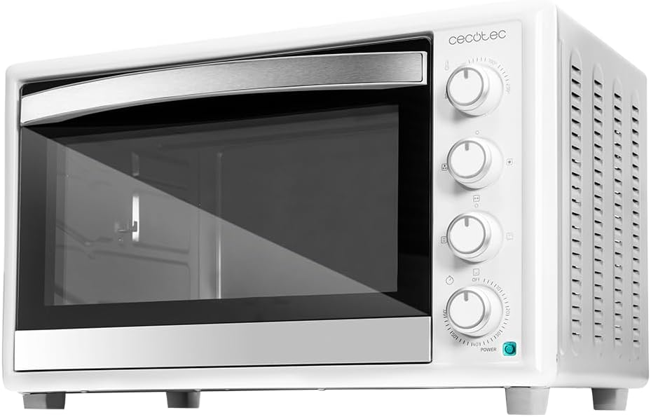 Cecotec Bake&Toast 4600 Black Gyro Countertop Oven, 46 L, 2000 W, 12 Combinable Heating Functions, Includes Rotating Spindle, Crumb Catcher Tray.