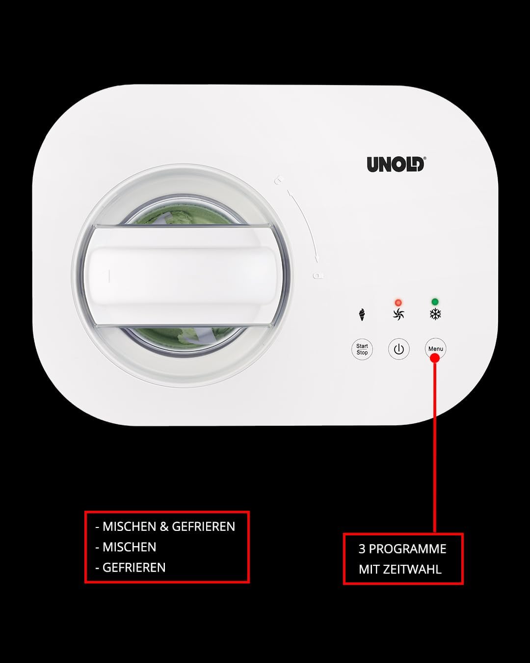 Unold Snow Sorbetière 1 l