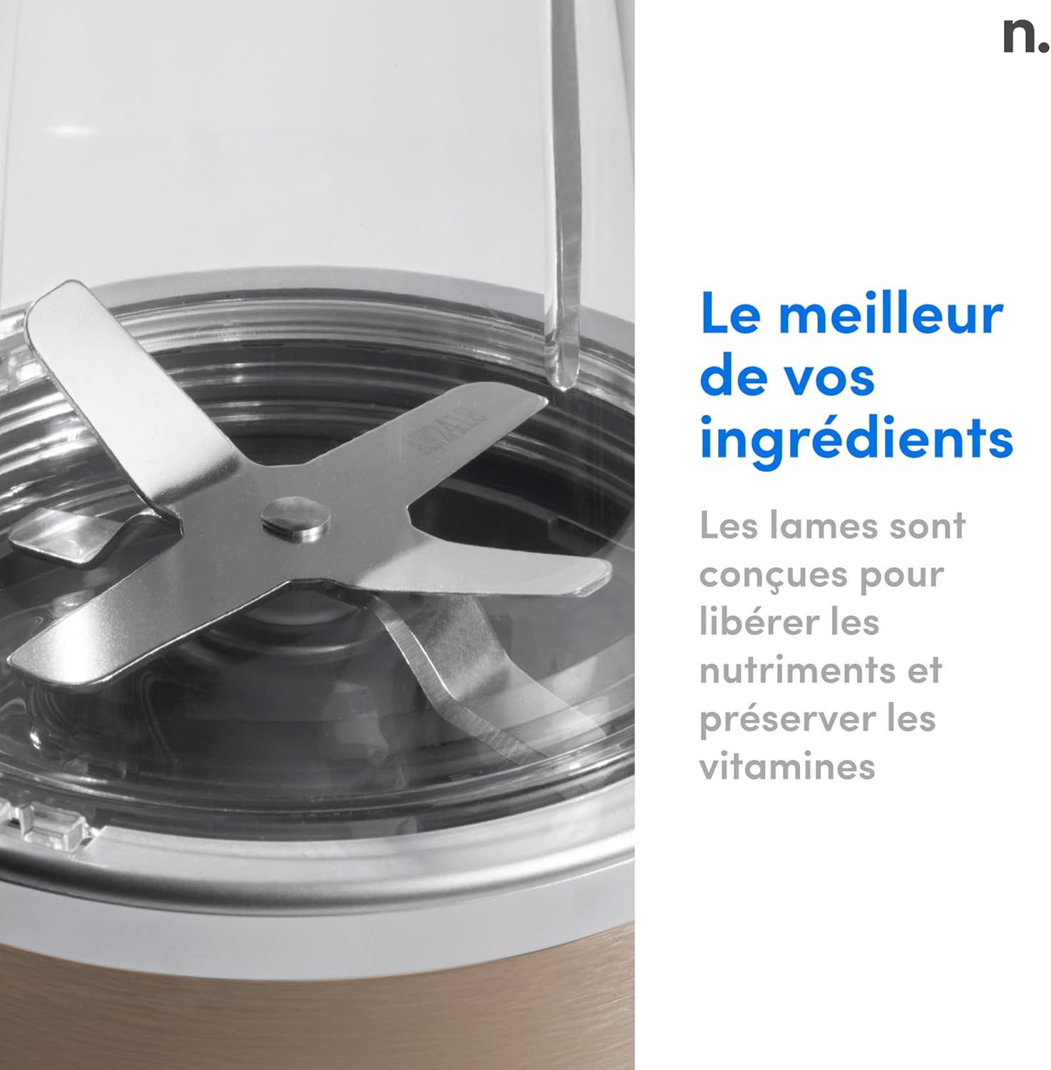 nutribullet Pro 900, Electric Blender, Chopper, Smoothie Blender, Multifunctional, Power 900 Watts, NB904CP, Champagne