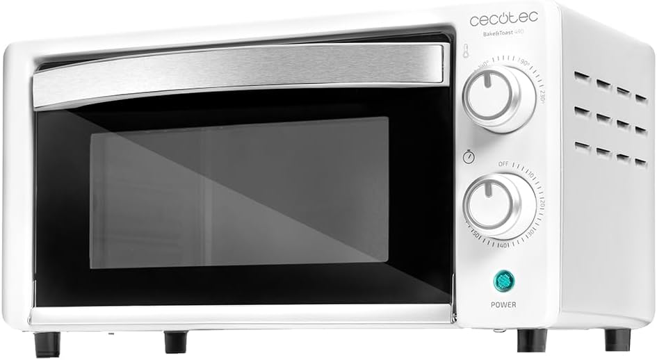 Cecotec Bake&Toast 4600 Black Gyro Countertop Oven, 46 L, 2000 W, 12 Combinable Heating Functions, Includes Rotating Spindle, Crumb Catcher Tray.