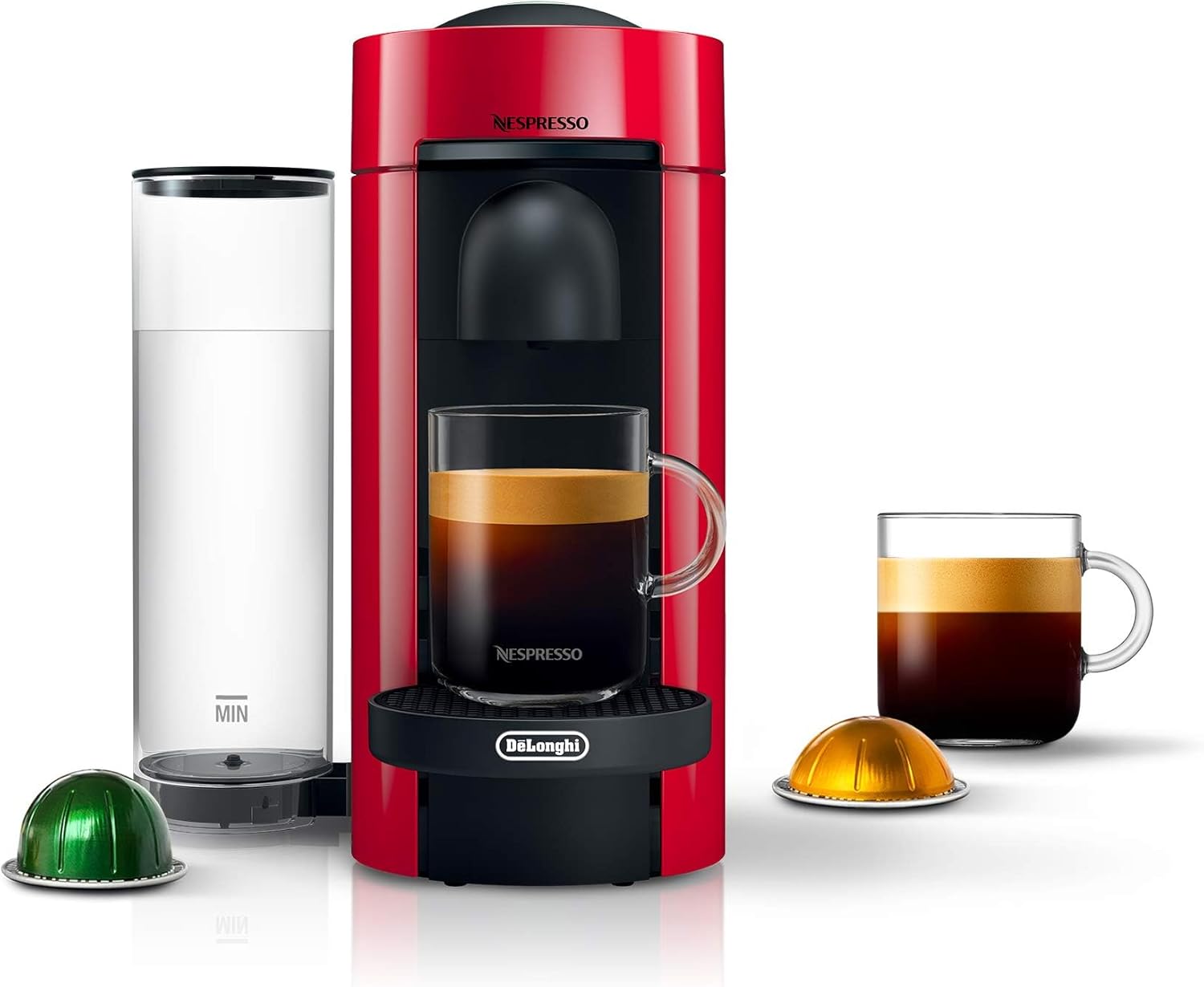 Nespresso Vertuo Plus Coffee and Espresso Maker By De'Longhi, Ink Black